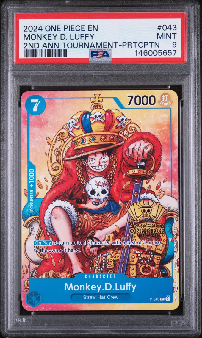 2024 #043 Monkey D. Luffy PSA 9 One Piece Promos
