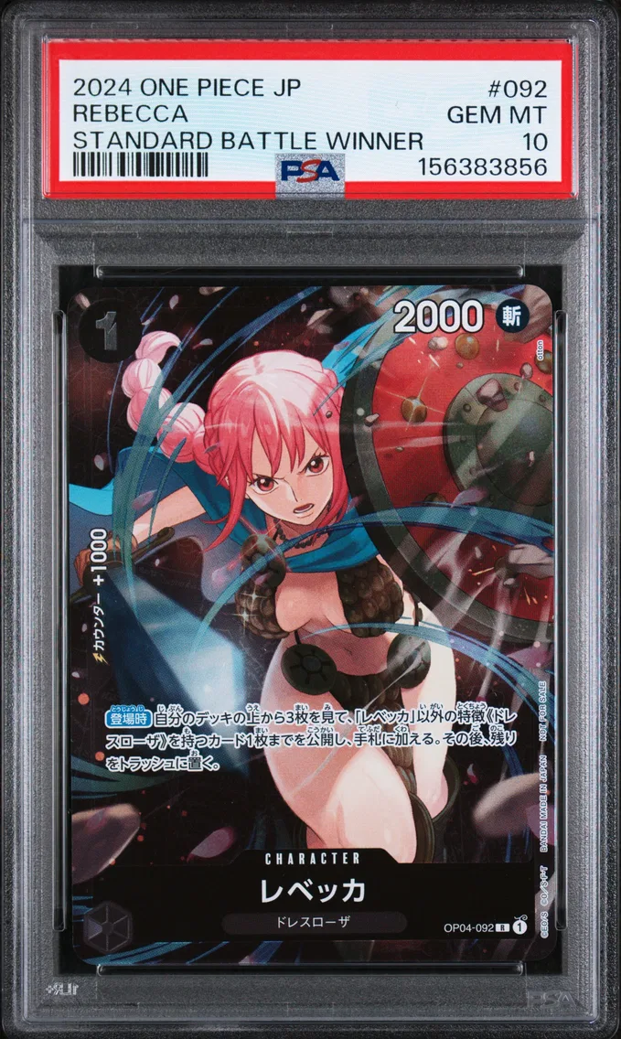 2024 #092 Rebecca PSA 10 One Piece Japanese Promos