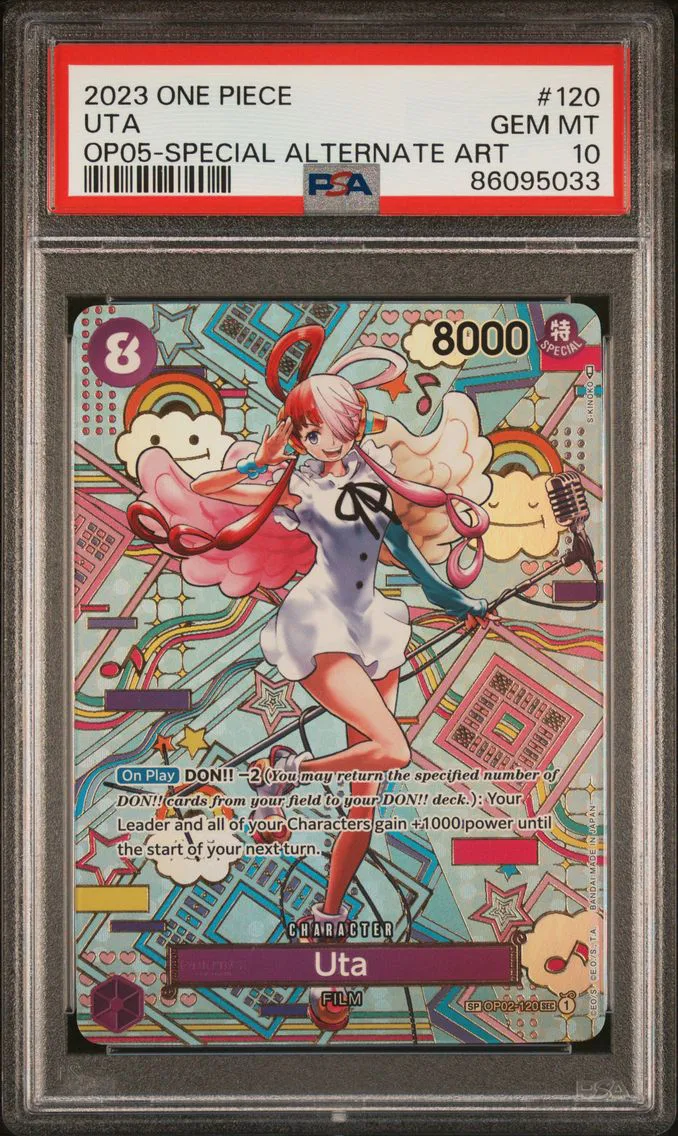 2023 #120 Uta PSA 10 One Piece OP05-Awakening of the New Era