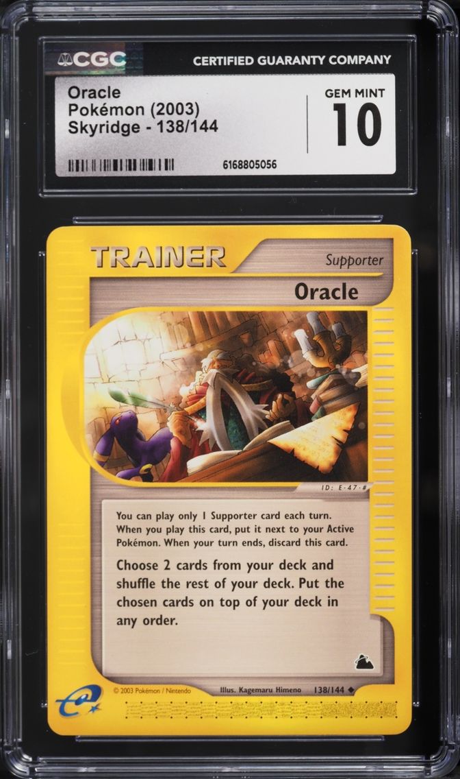 2003 Pokemon Skyridge Oracle #138 CGC 10 GEM MINT