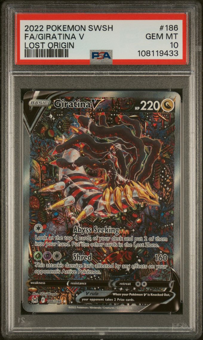 2022 #186 Full Art/Giratina V PS