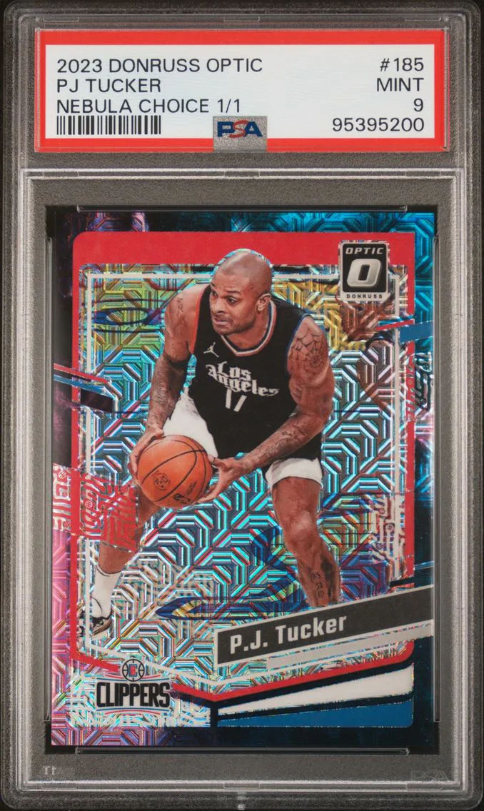2023 #185 PJ Tucker PSA 9 Panini Donruss Optic