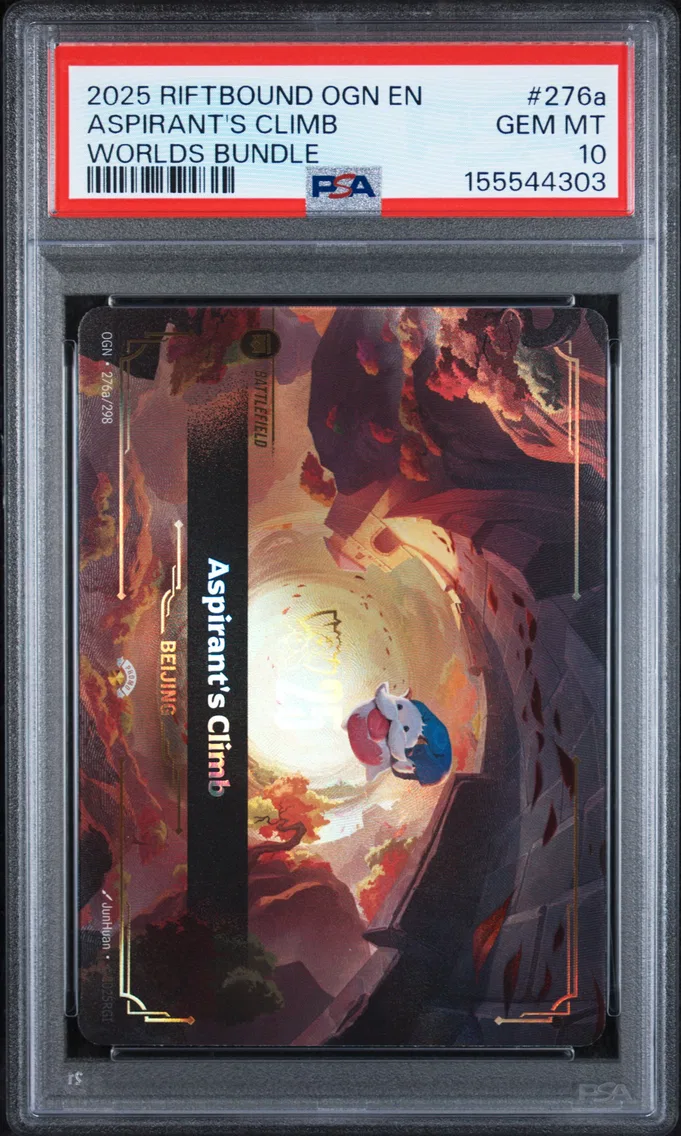 2025 #276a Aspirant's Climb PSA 10 Riftbound: League of Legends Ogn-Origins