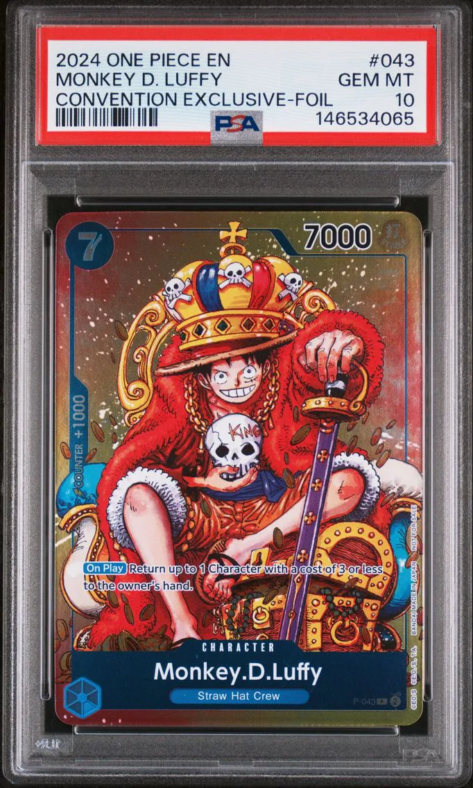 2024 #043 Monkey D. Luffy PSA 10 One Piece Promos