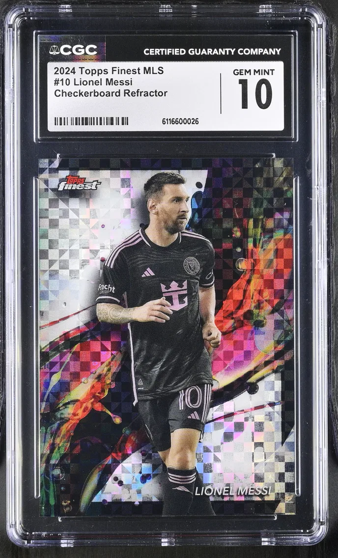 2024 #10 Lionel Messi CGC 10 Topps Finest MLS