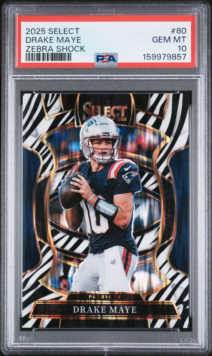 2025 #80 Drake Maye PSA 10 Panin