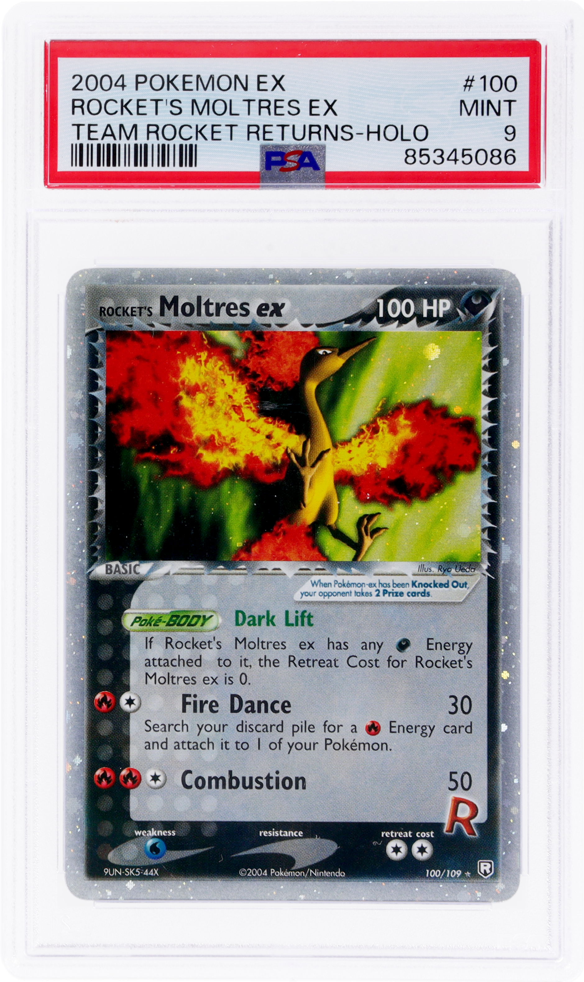 Rocket's Moltres EX-Holo