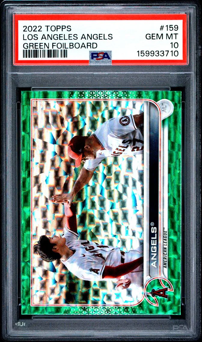 2022 #159 Los Angeles Angels PSA 10 Topps