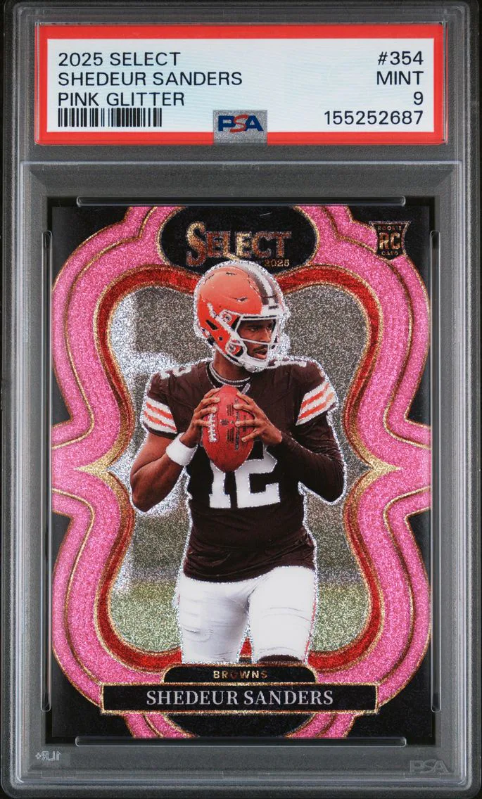 2025 #354 Shedeur Sanders PSA 9 Panini Select