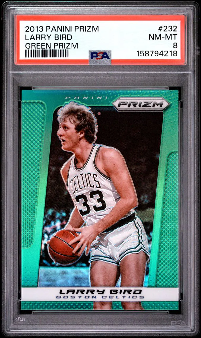 2013 #232 Larry Bird PSA 8 Panini Prizm