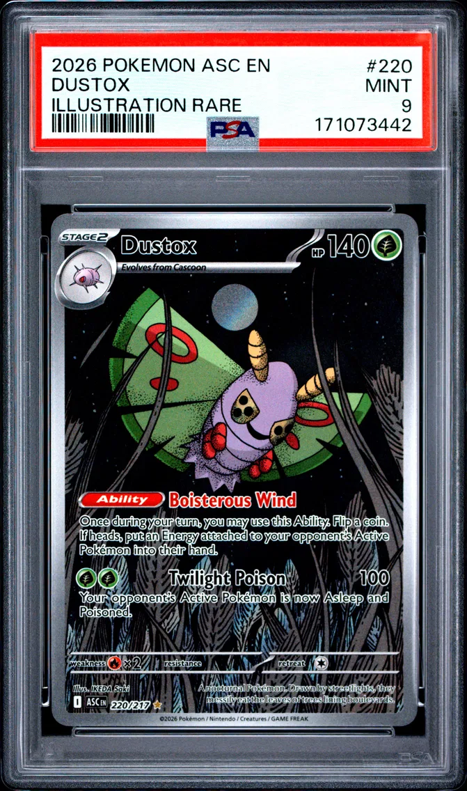 2026 #220 Dustox PSA 9 Asc EN-As