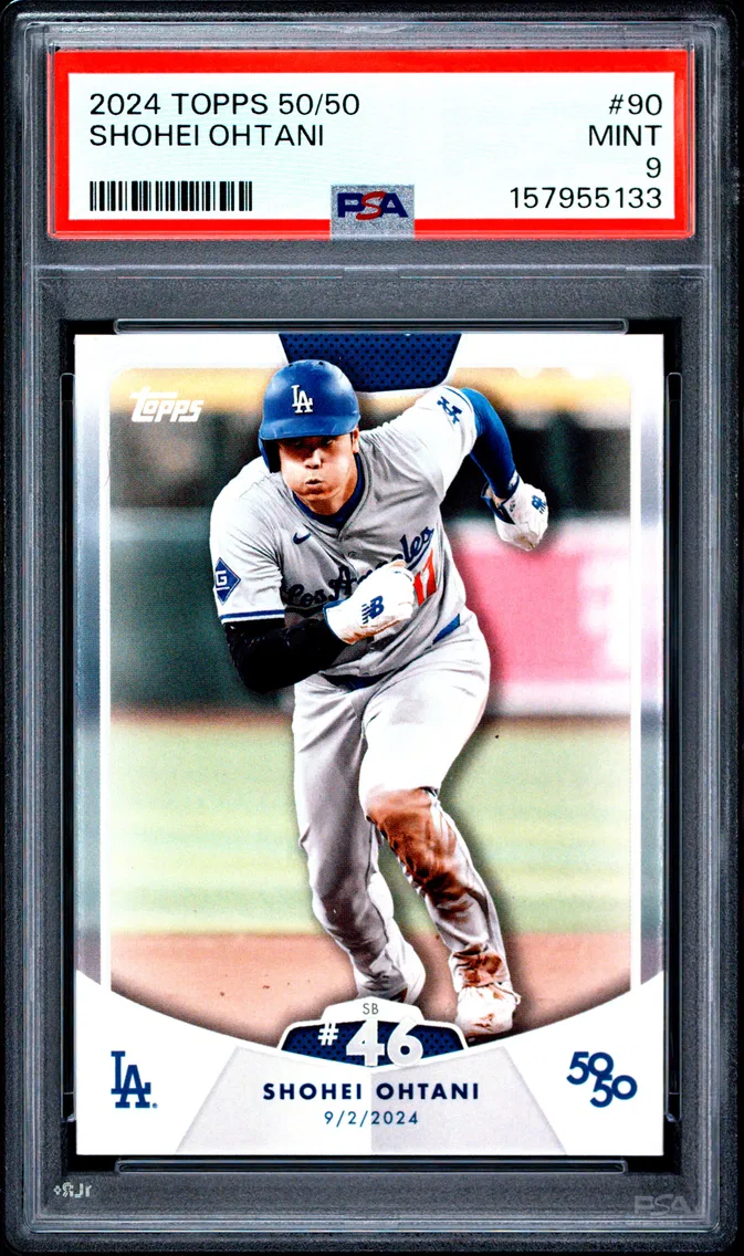 2024 #90 Shohei Ohtani PSA 9 Topps 50/50 Shohei Ohtani