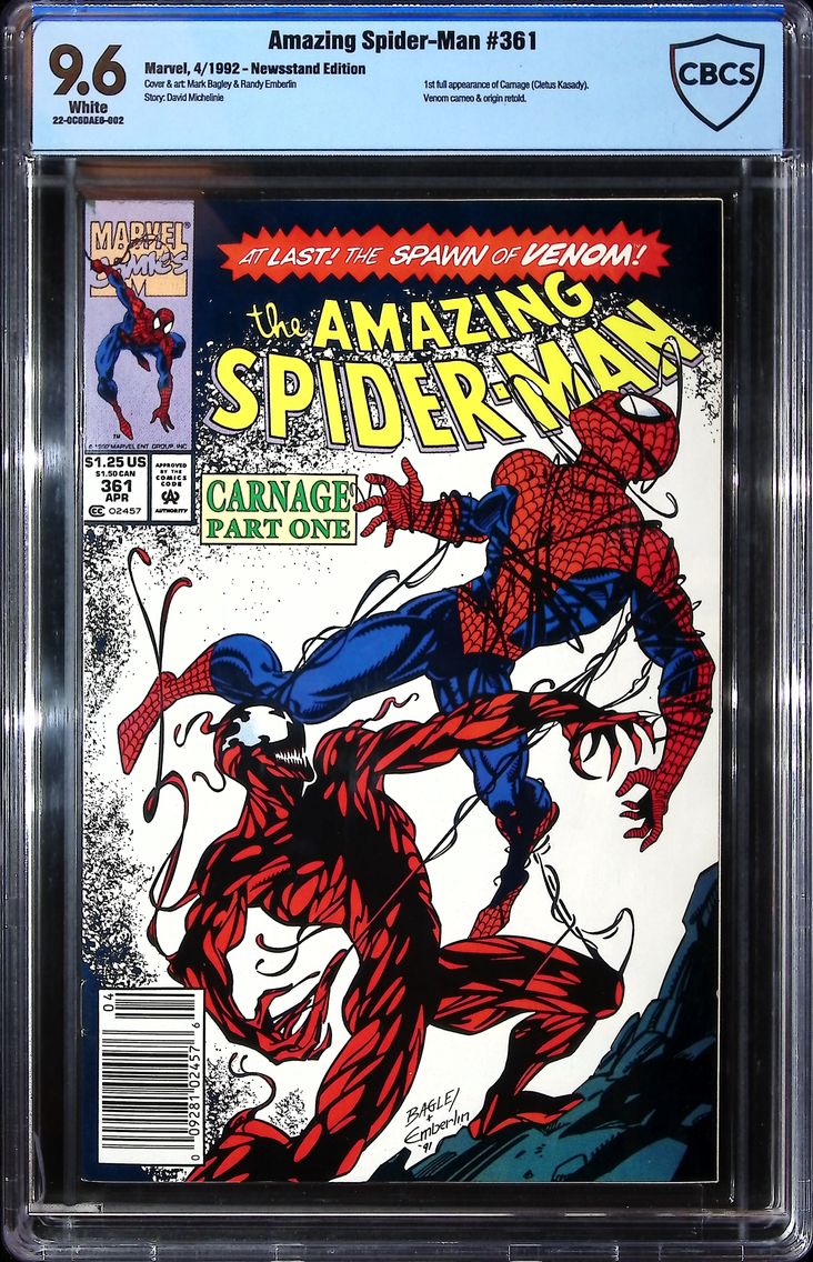 1992 Amazing Spider-Man #361 CBC