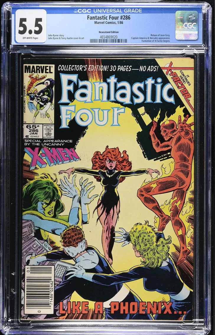 1986 #NA 1986 Fantastic Four #286 CGC 5.5 Marvel Comics CGC 5.5
