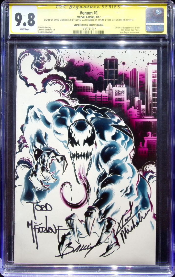 2017 Venom #1 CGC 9.8 Marvel Com