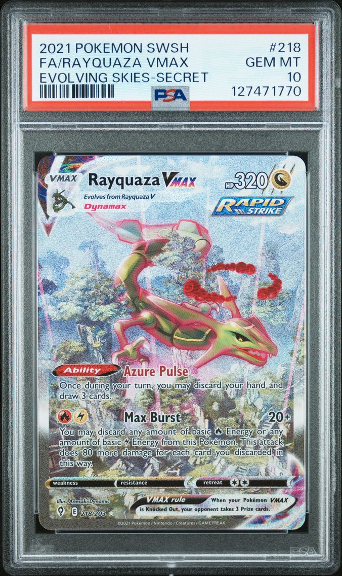2021 #218 Full Art/Rayquaza Vmax