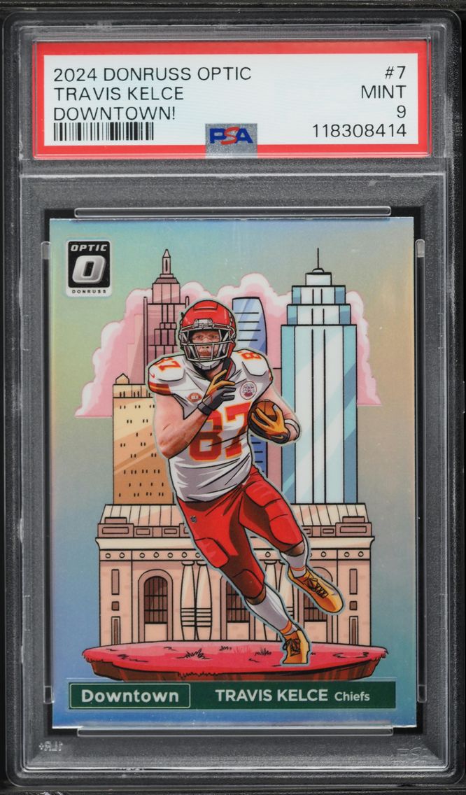 2024 #7 Travis Kelce PSA 9 Panin