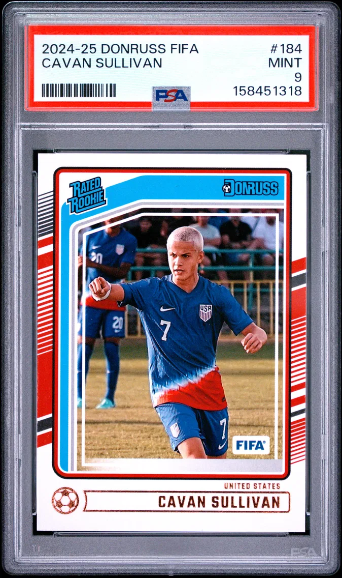 2024 #184 Cavan Sullivan PSA 9 Panini Donruss FIFA