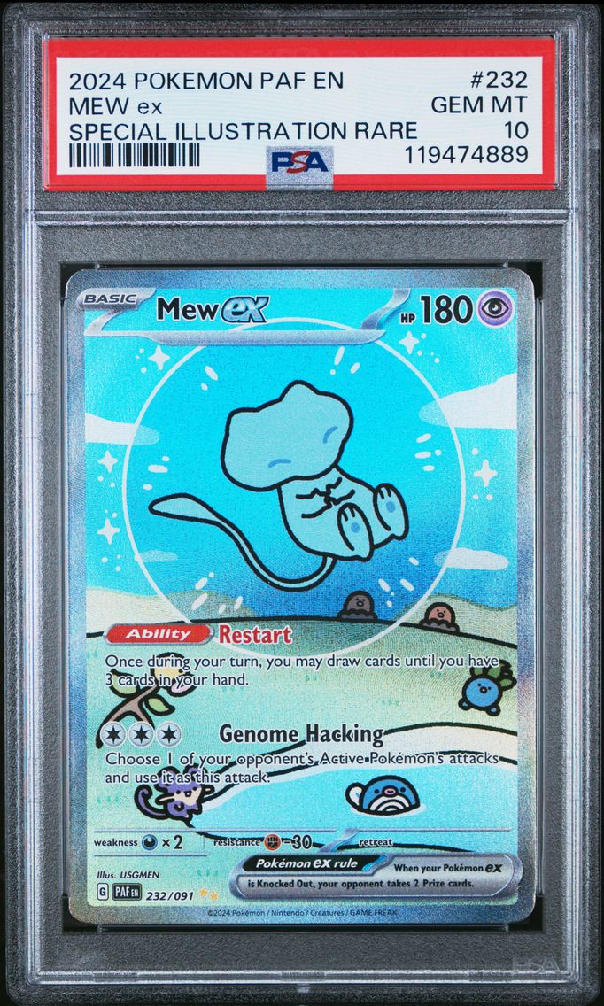 2024 #232 Mew EX PSA 10 Paf EN-P