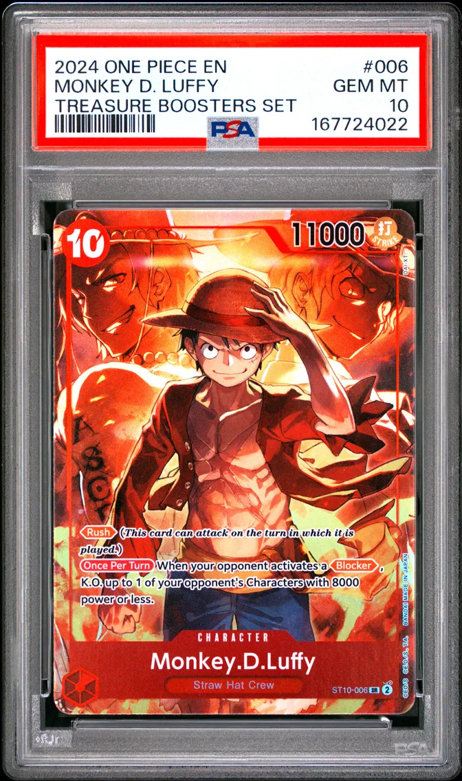 2024 #006 Monkey D. Luffy PSA 10 One Piece Promos