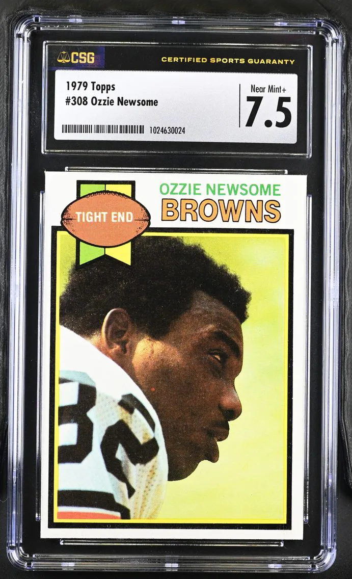 1979 #308 Ozzie Newsome CGC 7.5 Topps