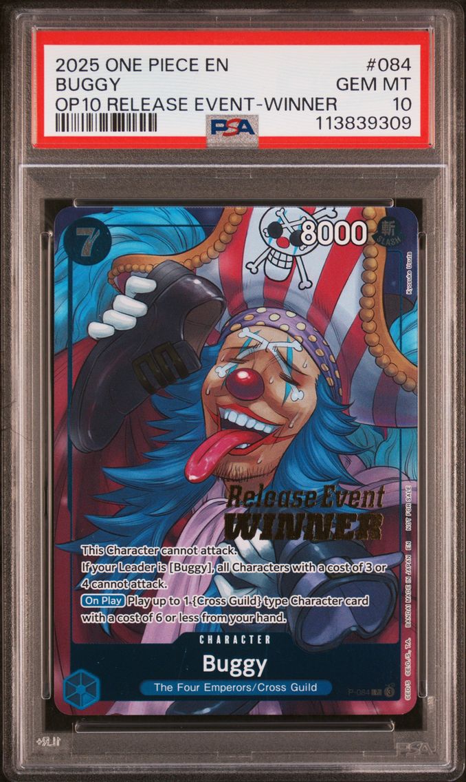 2025 #084 Buggy PSA 10 One Piece Promos