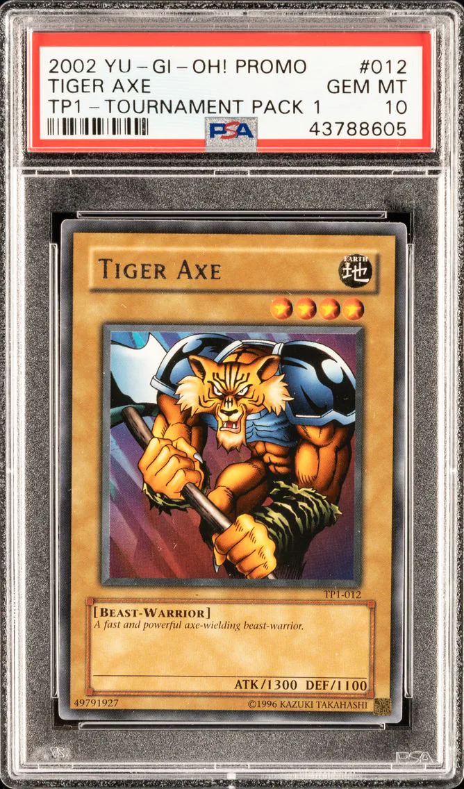 TIGER AXE TP1-012 TOURNAMENT PACK 1 2002 PSA 10