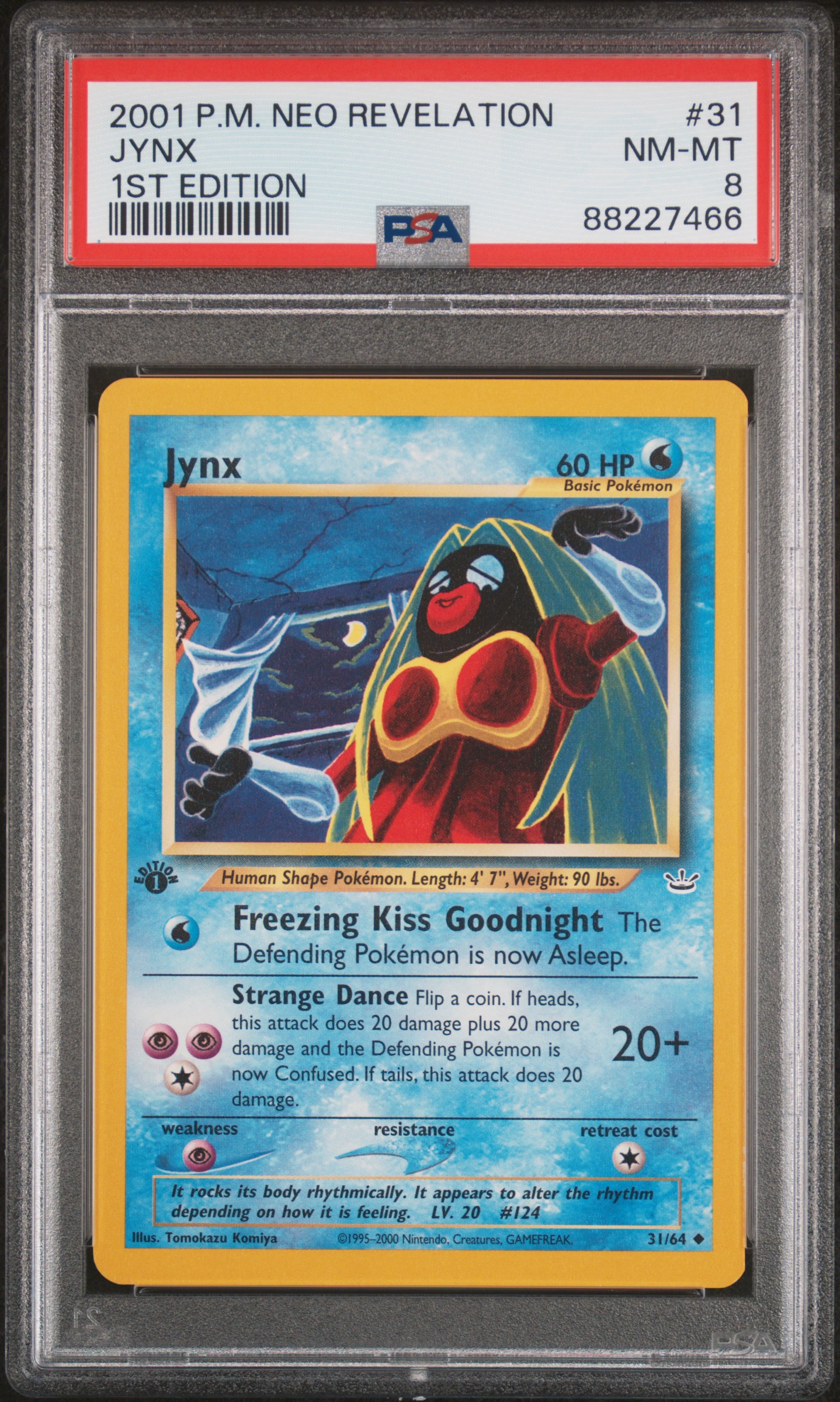 2001 #31 Jynx 1st Edition PSA 8 Neo Revelation
