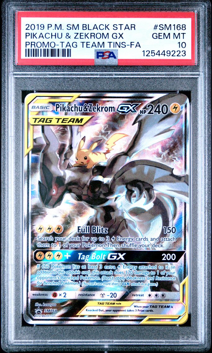 2019 #SM168 Full Art/Pikachu & Z