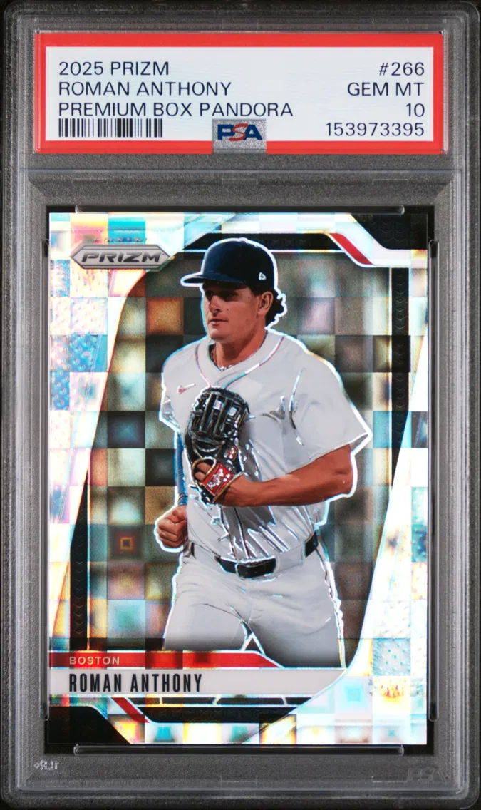 2025 #266 Roman Anthony PSA 10 Panini Prizm