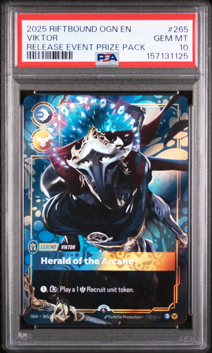2025 #265 Viktor - Herald of the Arcane PSA 10 Riftbound: League of Legends Ogn-Origins