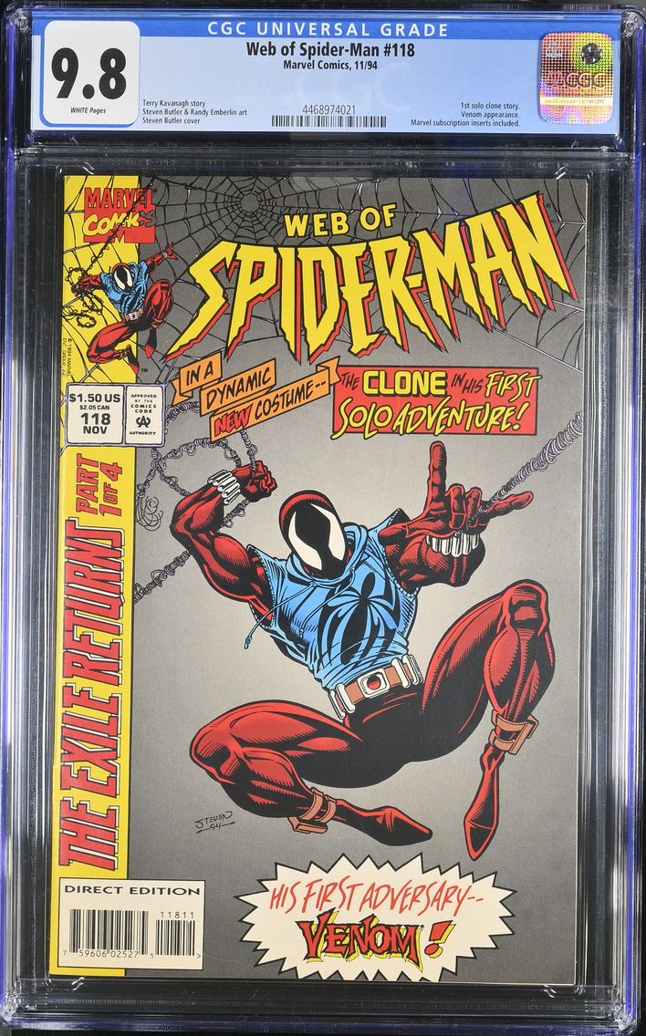 1994 Web of Spider-Man #118 CGC 