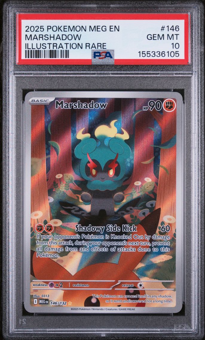 2025 #146 Marshadow PSA 10 Meg EN-Mega Evolution
