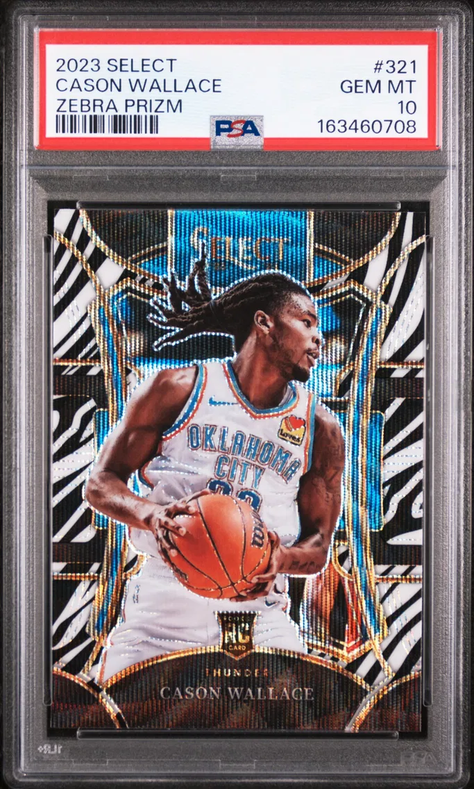 2023 #321 Cason Wallace PSA 10 Panini Select