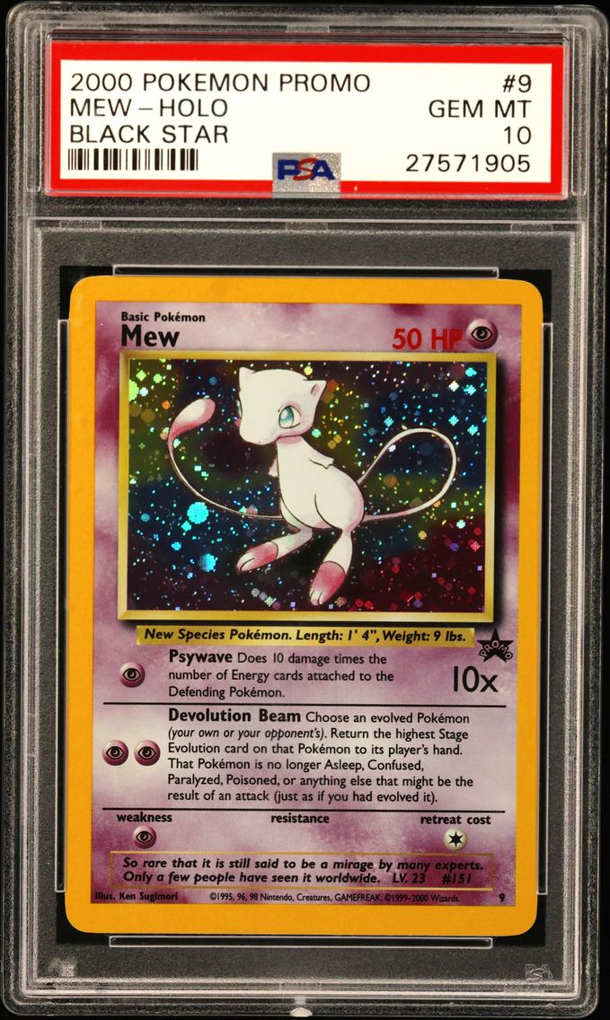2000 #9 Mew-Holo PSA 10 Promo Bl