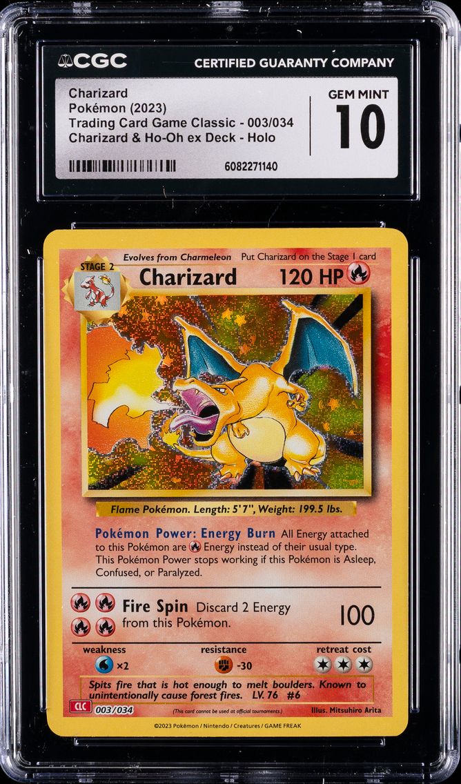 2023 #003 Charizard CGC 10 Clc-T