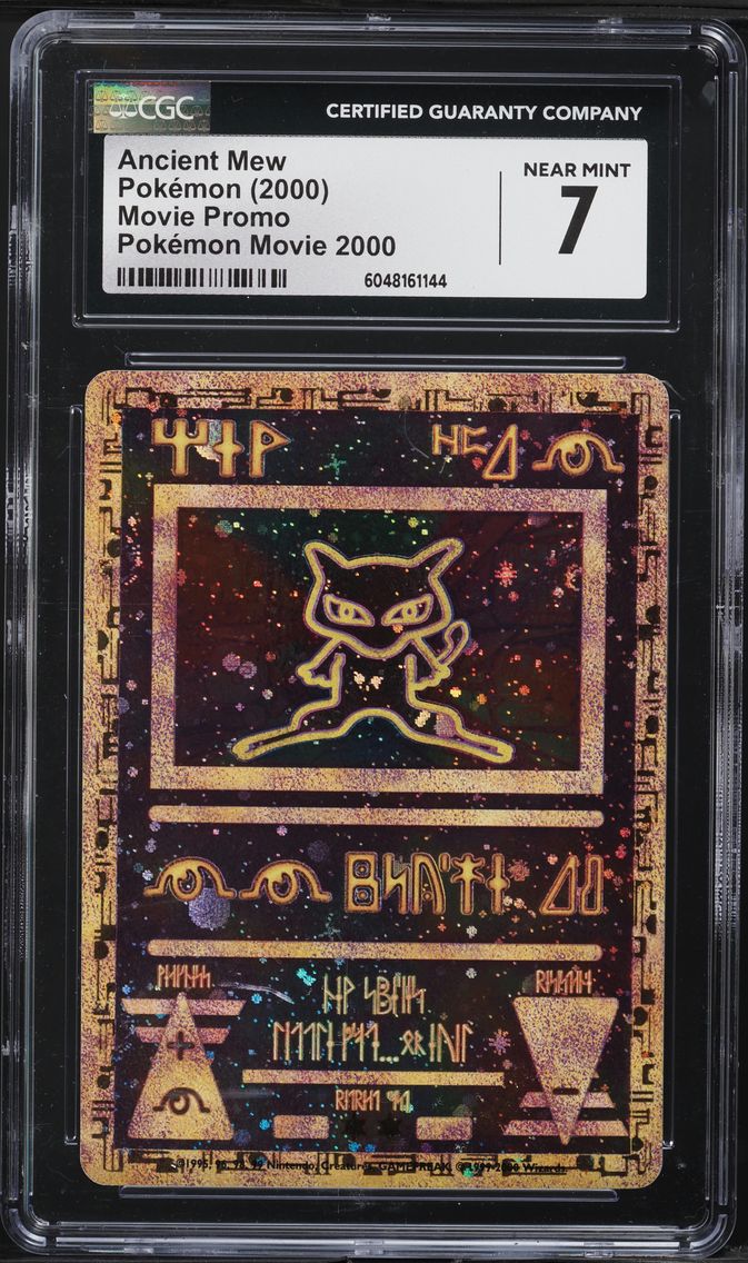 2000 #NA Ancient Mew CGC 7 Game Movie Pokemon