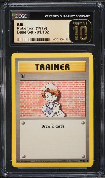 1999 #91 Bill CGC 10 Pristine Game