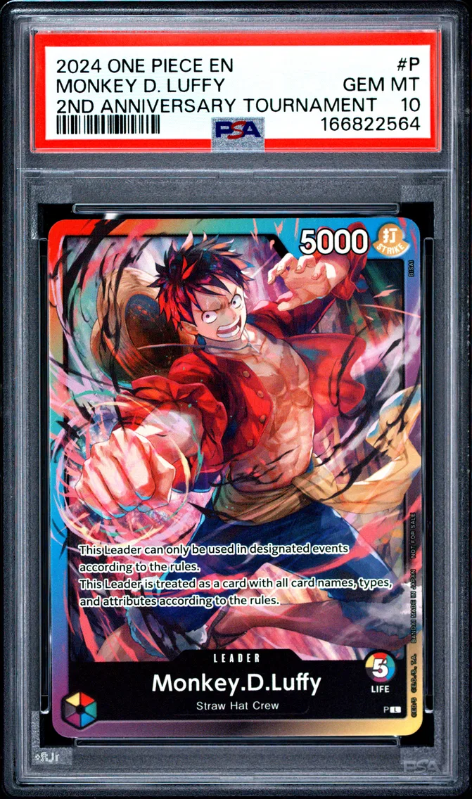 2024 #P Monkey D. Luffy PSA 10 One Piece Promos