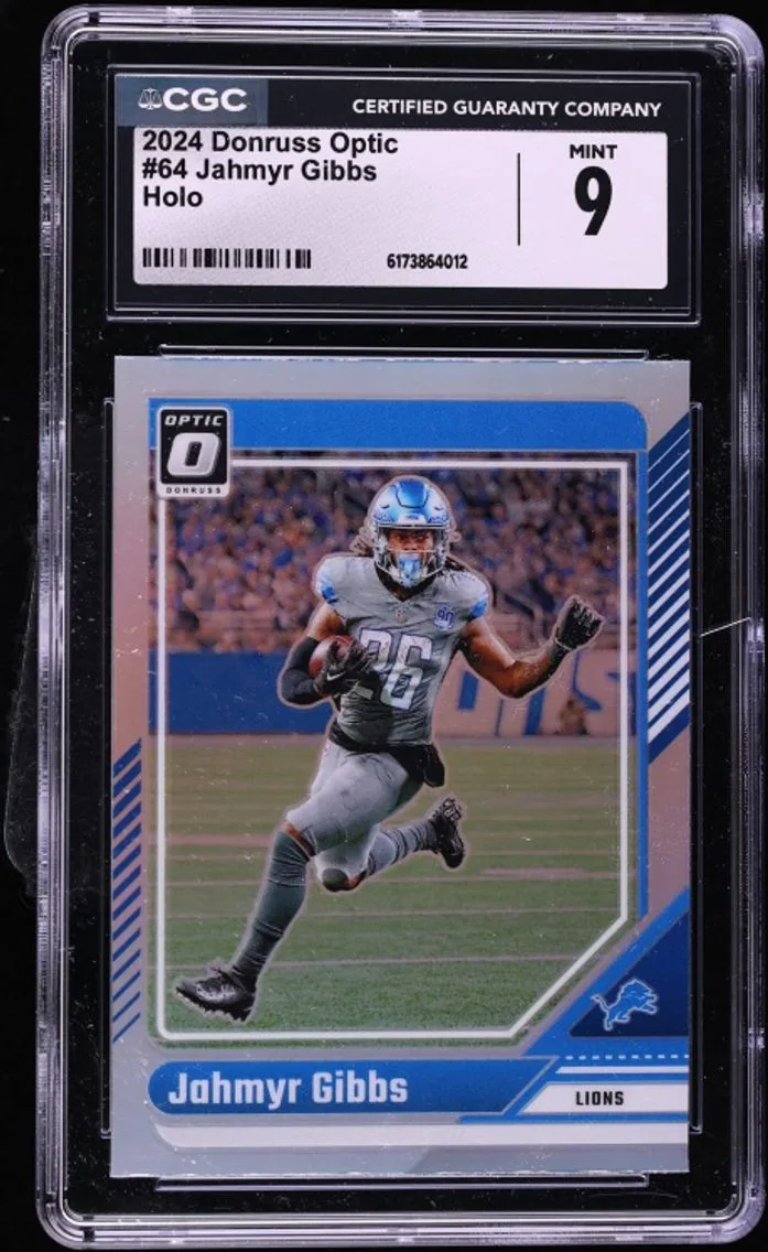 2024 Donruss Optic Holo Jahmyr Gibbs #64 CGC 9 MINT