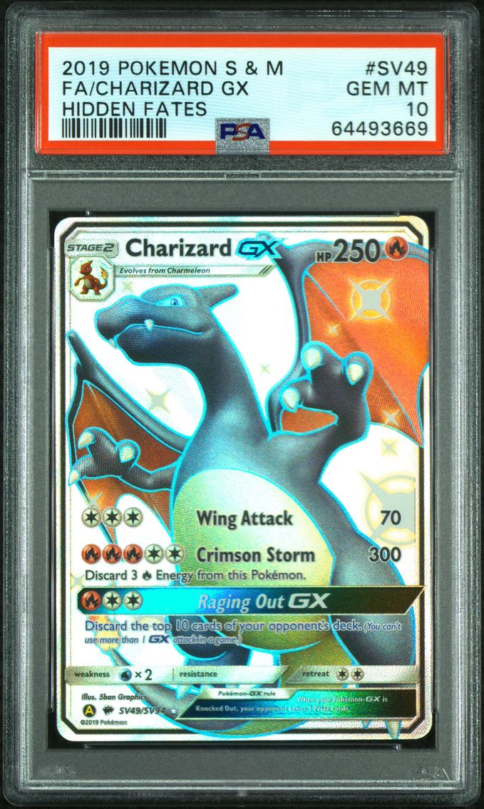 2019 #SV49 Full Art/Charizard GX