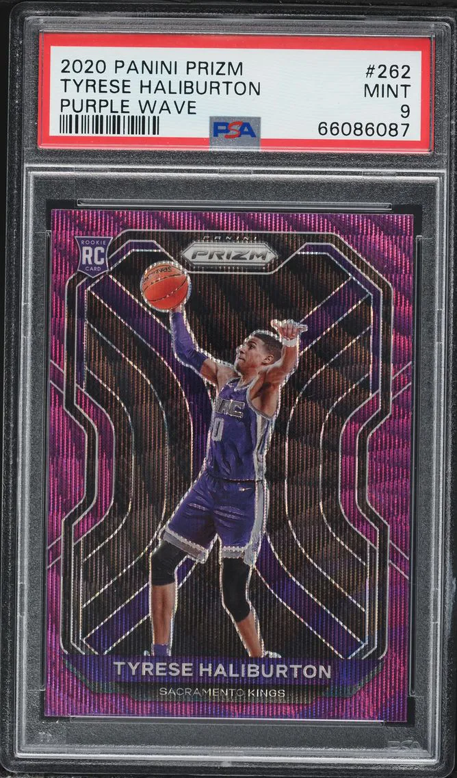 2020 #262 Tyrese Haliburton PSA 9 Panini Prizm Basketball