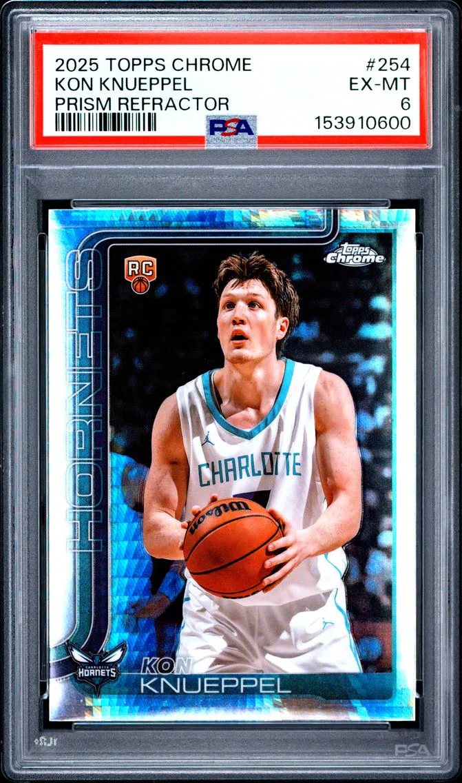 2025 #254 KON KNUEPPEL PSA 6 Topps Chrome