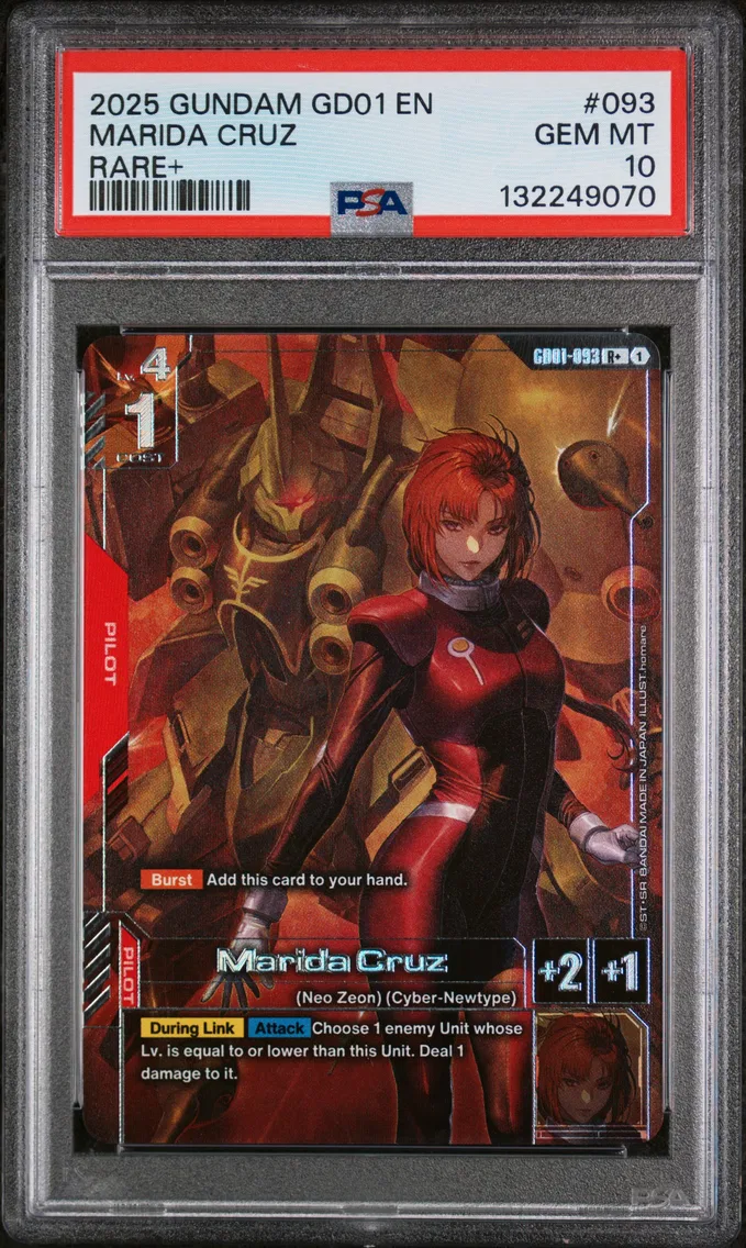 2025 #093 Marida Cruz PSA 10 Gundam Newtype Rising