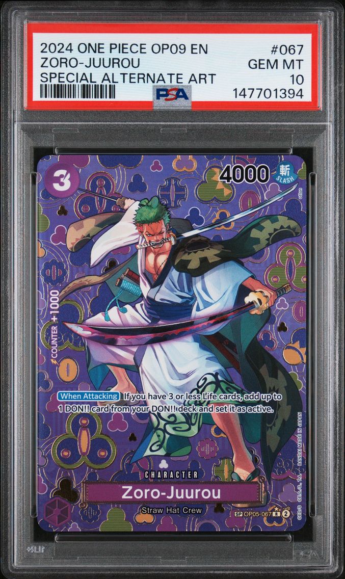2024 #067 Zoro-Juurou PSA 10 One