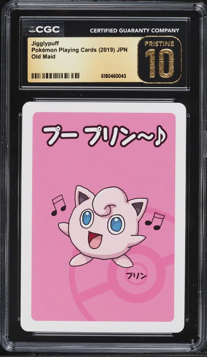 2019 Pokemon Japanese Playing Cards Old Maid Jigglypuff CGC 10 PRISTINE