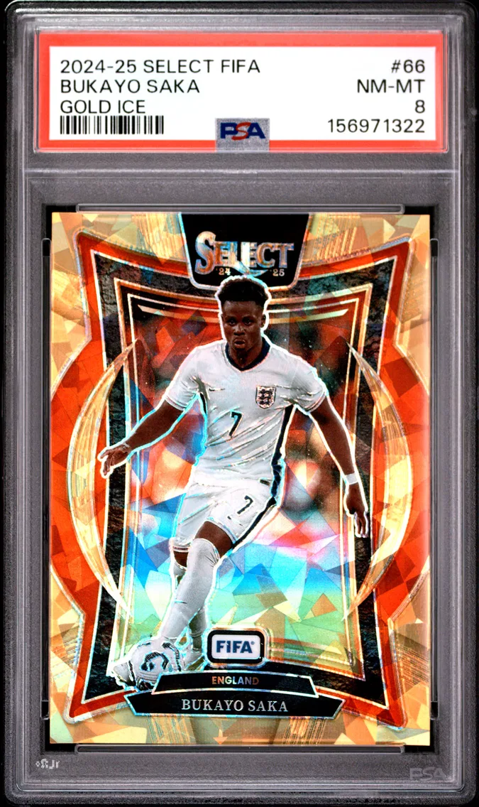 2024 #66 BUKAYO SAKA PSA 8 Panini Select FIFA