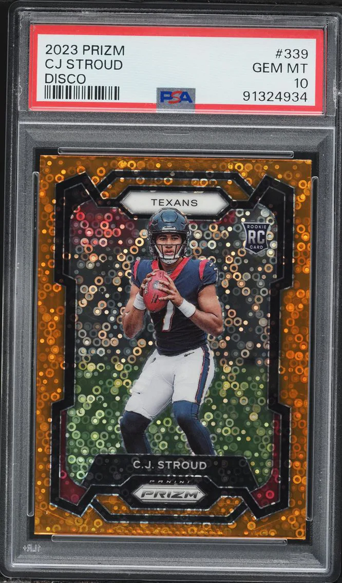 2023 #339 CJ Stroud PSA 10 Panini Prizm Football
