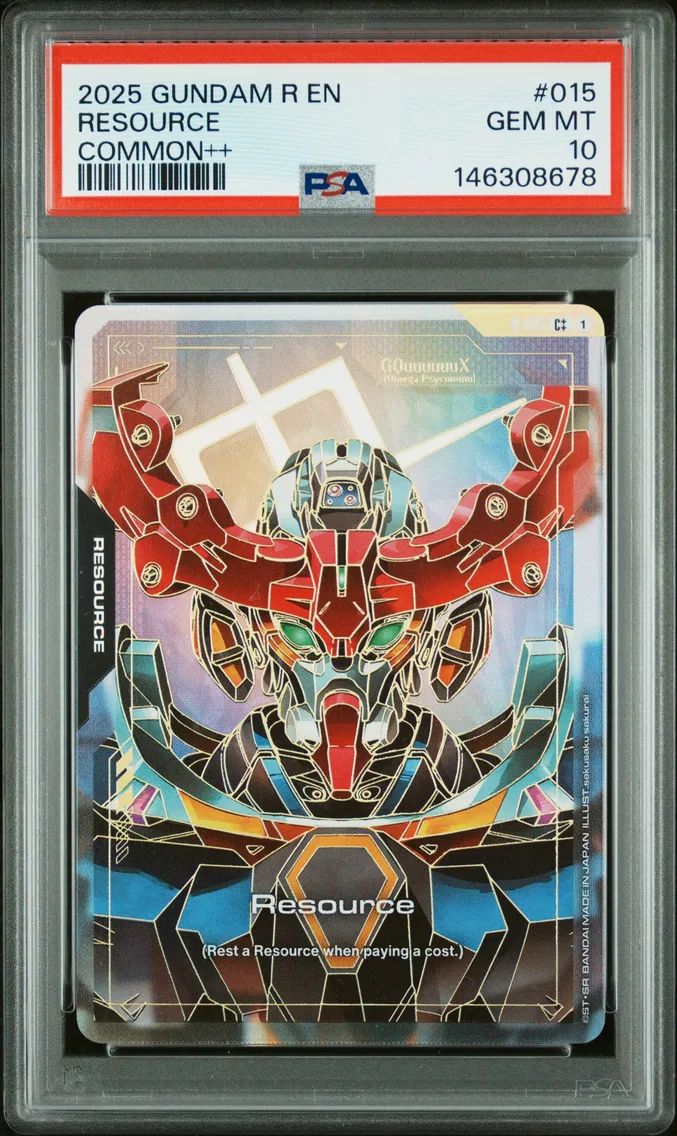 2025 #015 Resource PSA 10 Gundam Resource