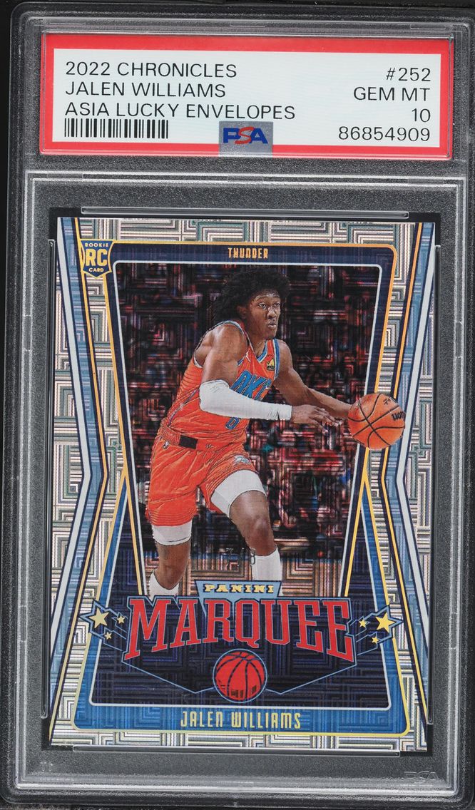 2022 #252 Jalen Williams PSA 10